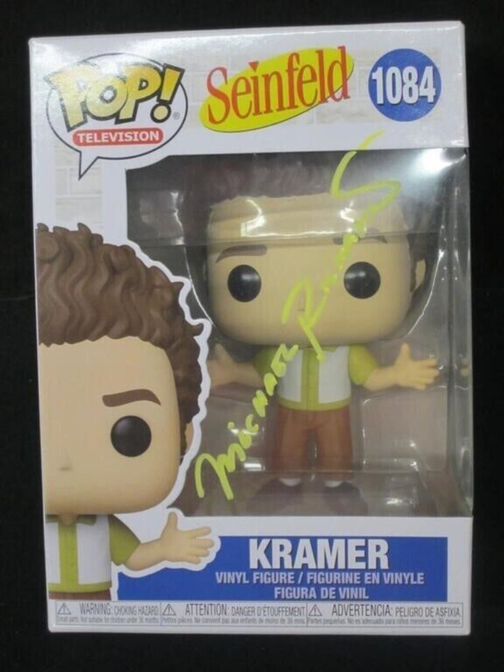 Michael Richards signed Funko Pop! Vinyl: Sienfeld Kramer #1084 w/COA